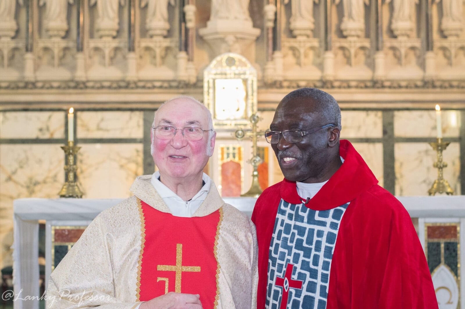 fr michael peters and fr bernadine nsom
