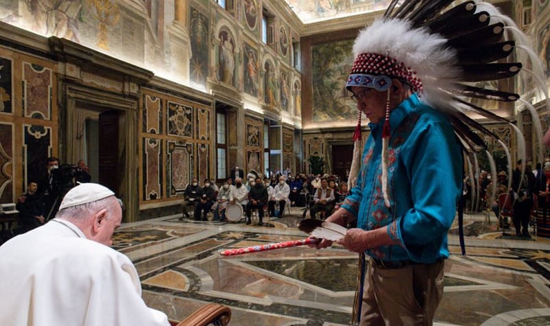 pope francis indigenous canadian