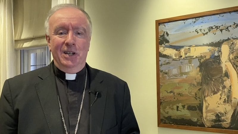 bishop philip with congdon crucifxion