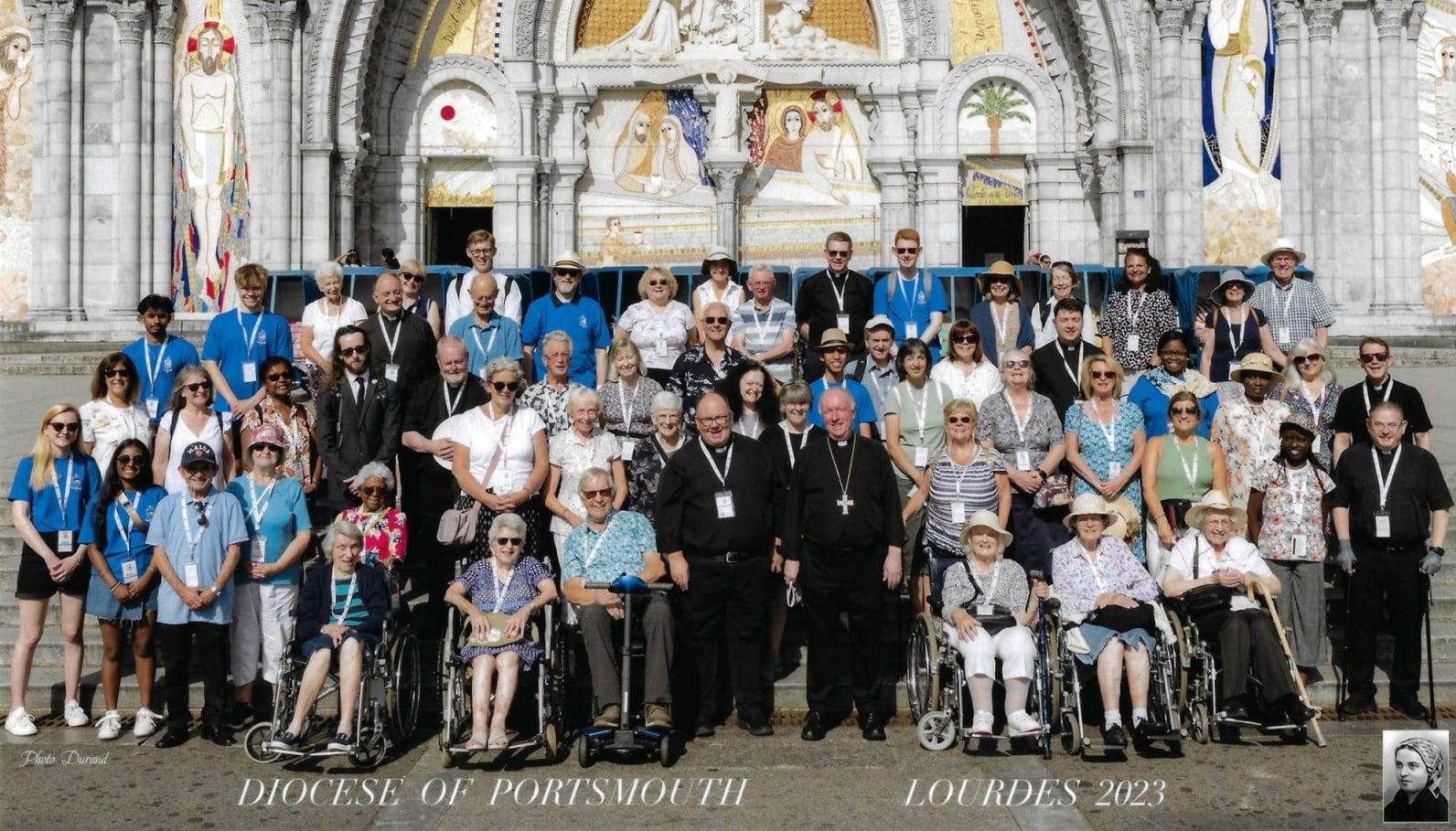 2023 Lourdes Portsmouth Pilgrimage Group Photo