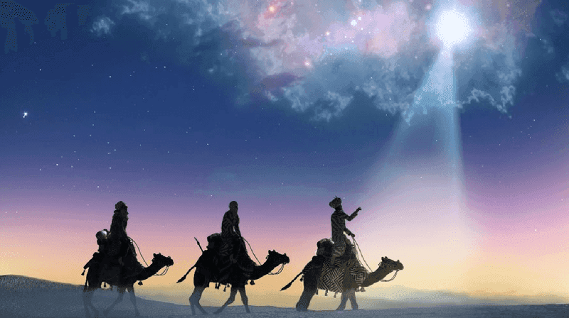 magi following star