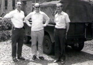 1975-April-Michael-Peters- Bishop-Worlock-Ron-Hishon-at-Bambui-Seminary